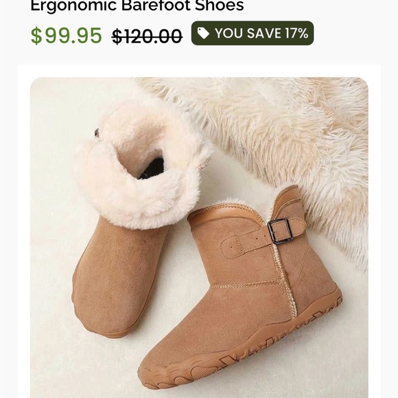 #306: Cozely - LightTan Ankle Boots with Rose Gild trim 🤩 - Picture 7 of 8